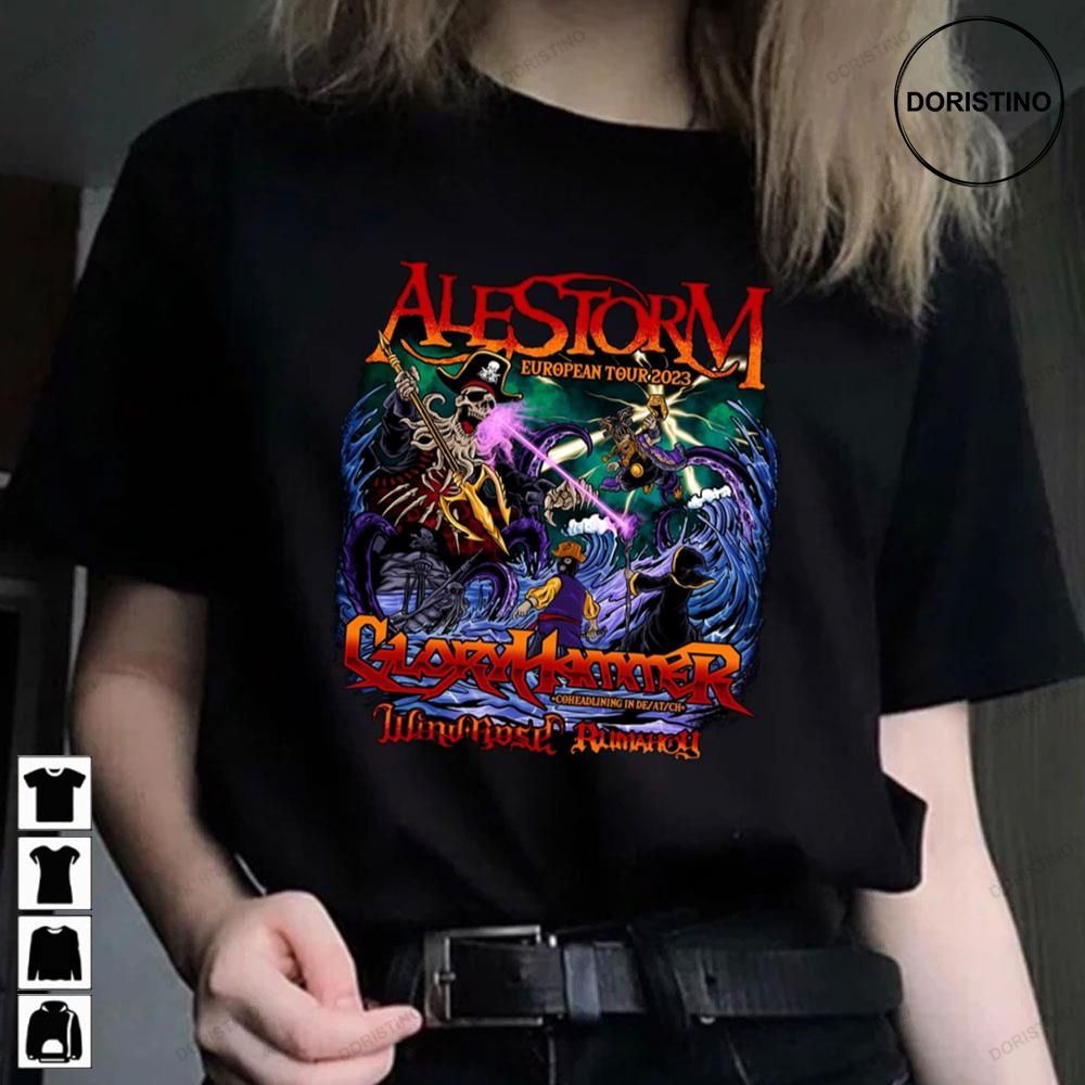 European Tour Alestorm Awesome Shirts